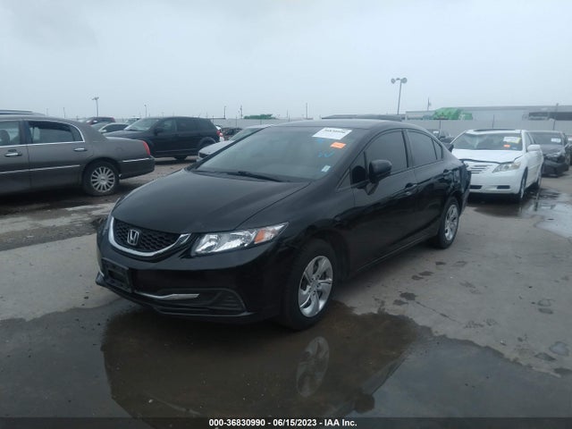 Honda Civic Sedan Lx 2014 2HGFB2F54EH548767 Image 2