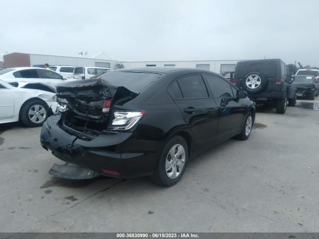 Honda Civic Sedan Lx 2014 2HGFB2F54EH548767 Image 4