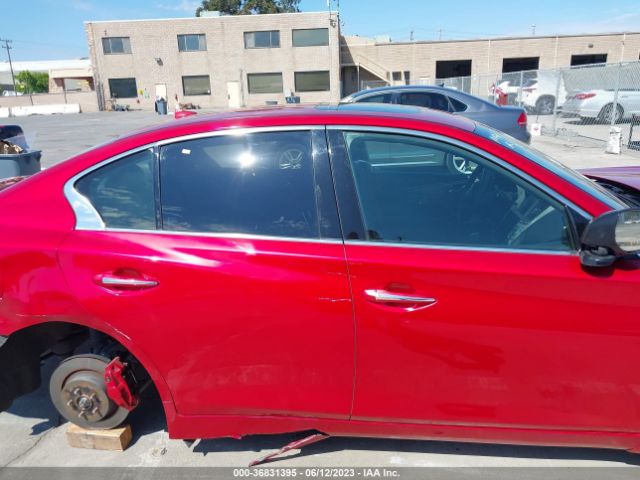 JN1FV7AP0JM640030 Infiniti Q50 Red Sport 400