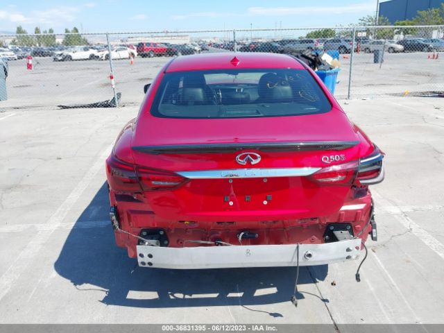JN1FV7AP0JM640030 Infiniti Q50 Red Sport 400