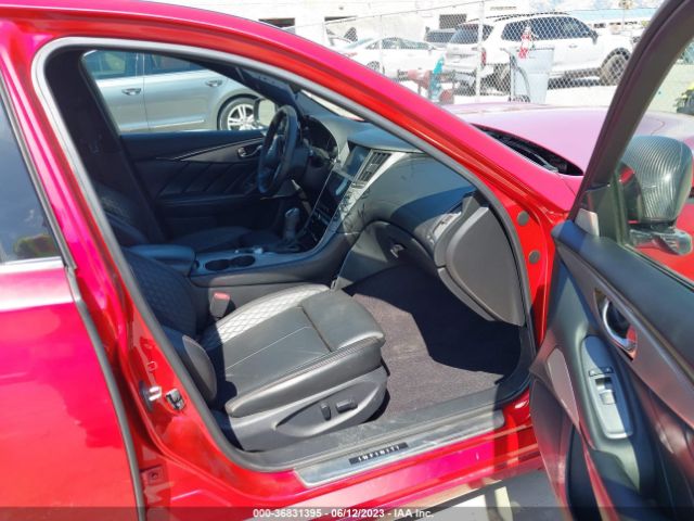JN1FV7AP0JM640030 Infiniti Q50 Red Sport 400