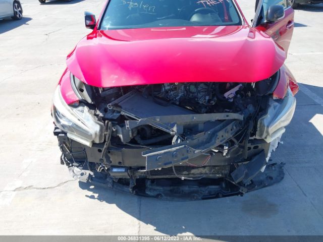 JN1FV7AP0JM640030 Infiniti Q50 Red Sport 400