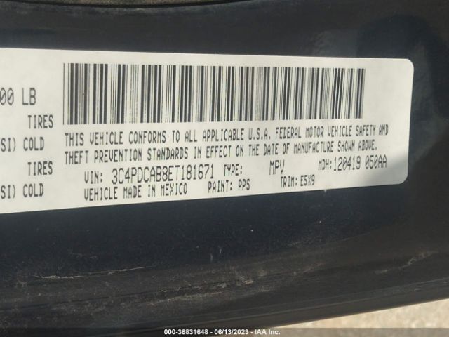3C4PDCAB8ET181671 Dodge Journey American Value Pkg