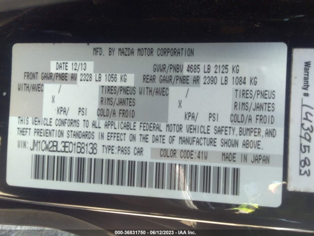 Mazda Mazda5 Sport 2014 JM1CW2BL3E0168138 Image 15