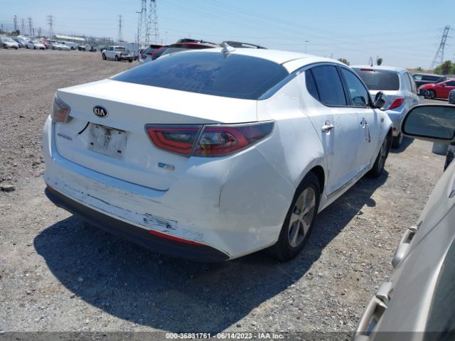 KNAGM4AD0E5066132 KIA Optima Hybrid Lx