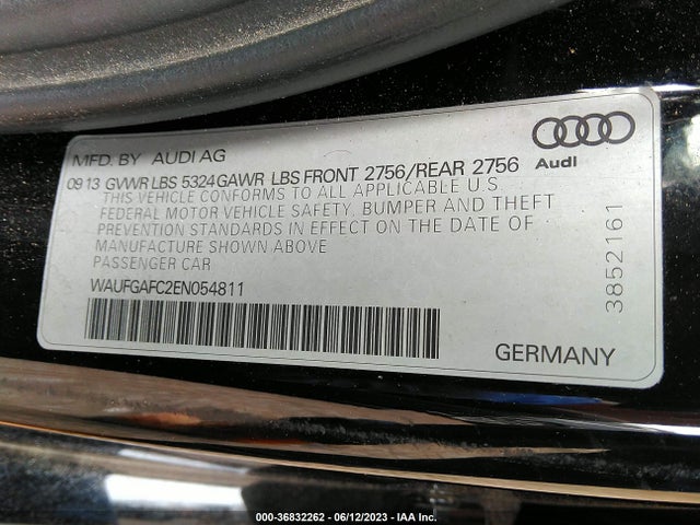 WAUFGAFC2EN054811 Audi A6 3.0t Premium Plus