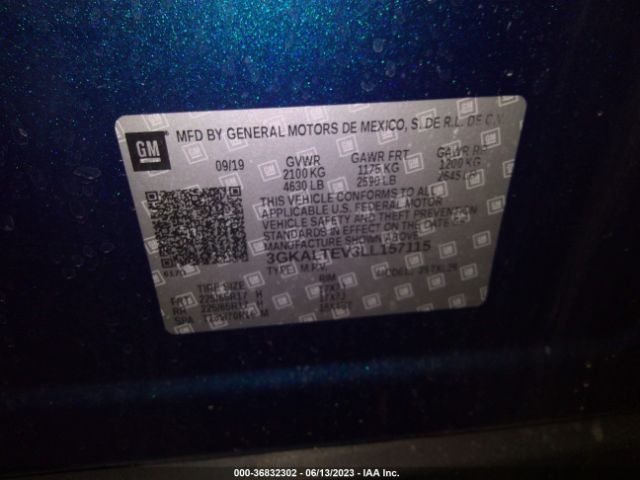 3GKALTEV3LL157115 GMC Terrain Sle