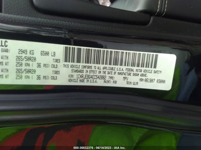 1C4RJEBG4EC542882 Jeep Grand Cherokee Limited
