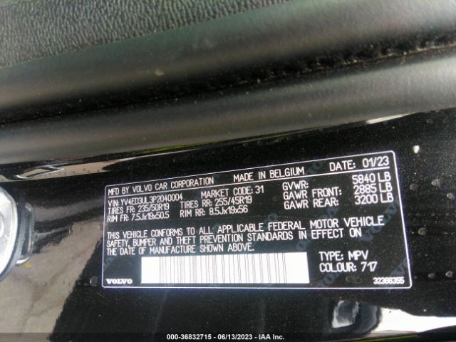 YV4ED3UL3P2040004 Volvo Xc40 Recharge Pure Plus
