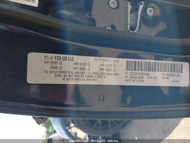 2C3CDXL91KH624266 Dodge Charger Srt Hellcat