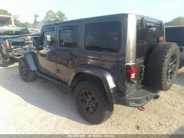2016 JEEP WRANGLER UNLIMITED RUBICON HARD ROCK VIN: 1C4BJWFG9GL259334