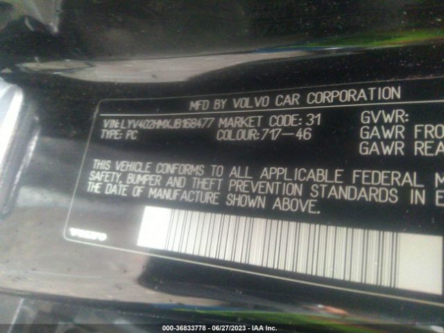 LYV402HMXJB168477 Volvo S60 Inscription Platinum