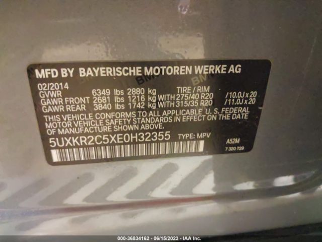 5UXKR2C5XE0H32355 BMW X5 Sdrive35i
