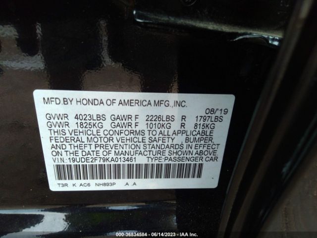 19UDE2F79KA013461 Acura Ilx Pkg