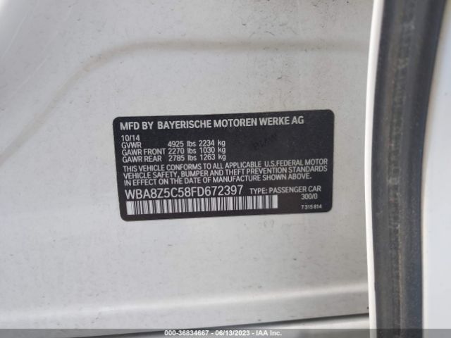WBA8Z5C58FD672397 BMW 3 Series Gran Turismo 328i Xdrive