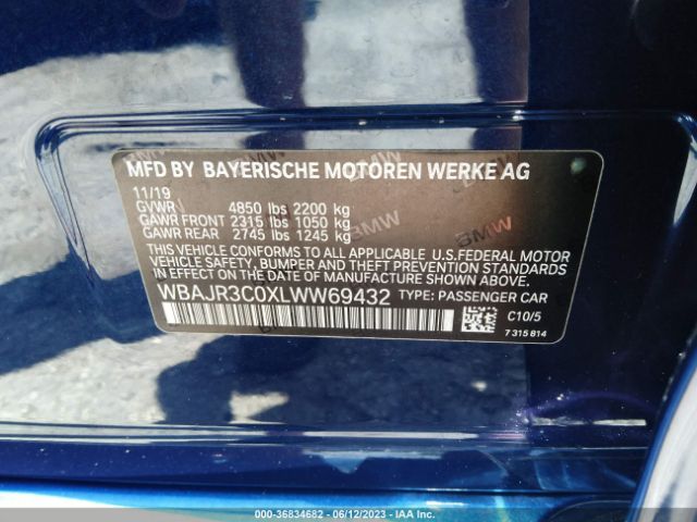 WBAJR3C0XLWW69432 BMW 5 Series 530i