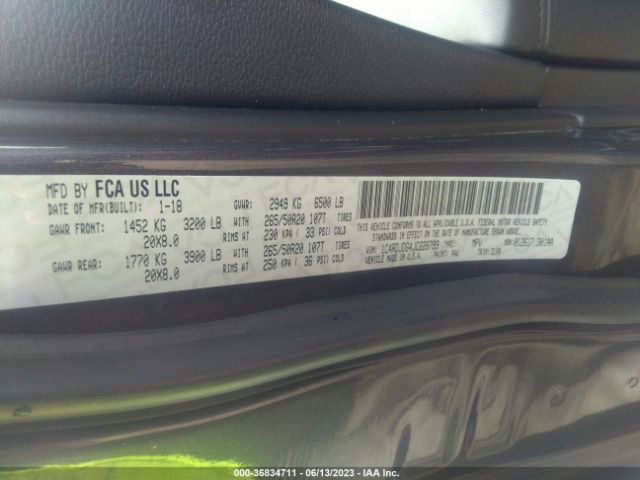 1C4RDJDG4JC228799 Dodge DURANGO GT