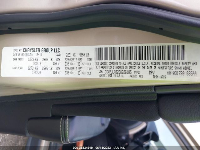 1C4PJLAB2EW226185 Jeep Cherokee Sport