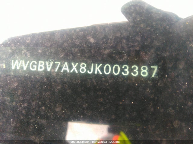 WVGBV7AX8JK003387 Volkswagen Tiguan Limited 2.0t