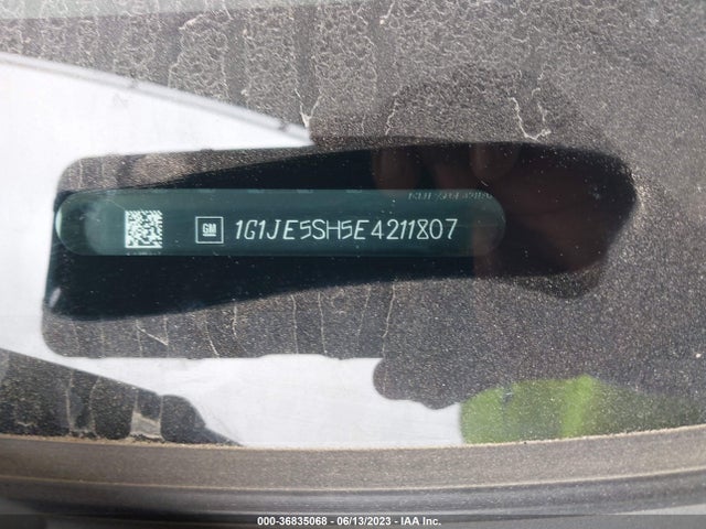 Chevrolet SONIC LTZ 2014 1G1JE5SH5E4211807 Image 10