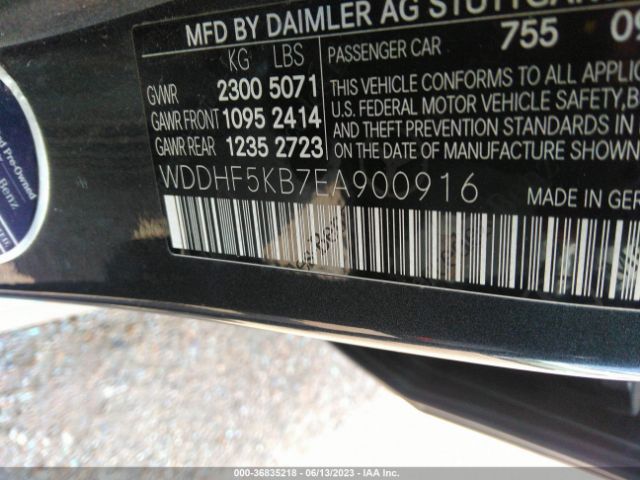 WDDHF5KB7EA900916 Mercedes-Benz E-class E 350