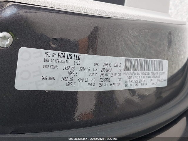 2019 Chrysler Pacifica Hybrid, VIN: 2C4RC1N78KR616905