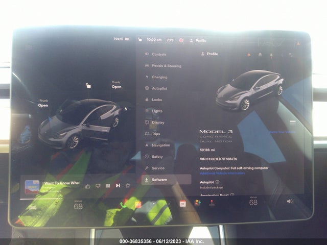 Tesla Model 3 Long Range 2018 5YJ3E1EB7JF185276 Image 14