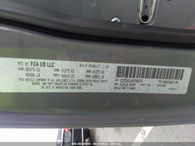 2C3CDXGJXKH588579 Dodge Charger Scat Pack