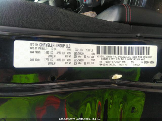 1C4SDHCTXEC509407 Dodge Durango R/t