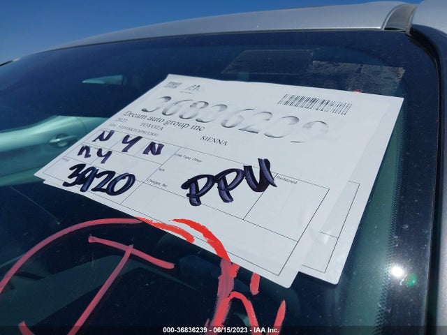 2023 TOYOTA SIENNA XLE VIN: 5TDYRKEC6PS152850