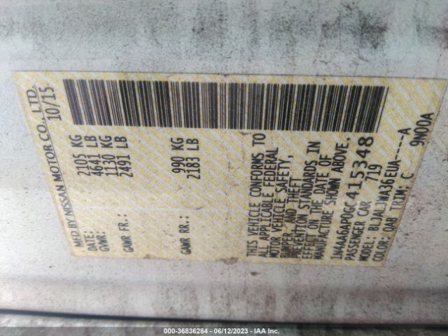 1N4AA6AP0GC415348 Nissan Maxima 3.5 Sv