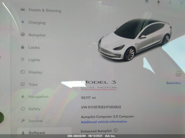 Tesla Model 3 Long Range 2018 5YJ3E1EB2JF083822 Image 14