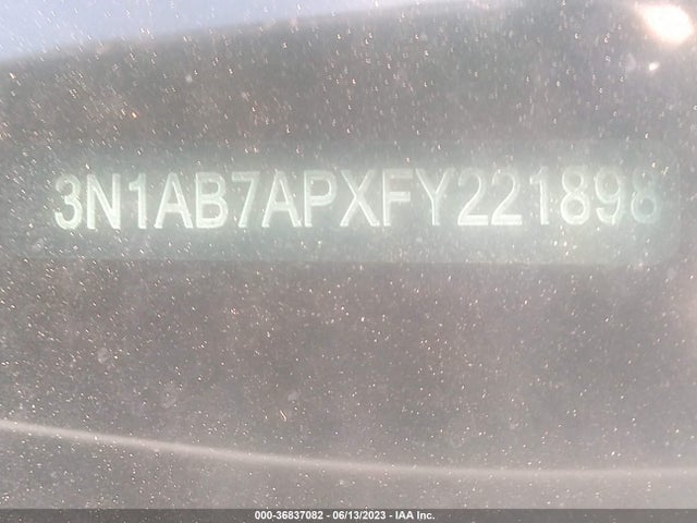 2015 NISSAN SENTRA SL VIN: 3N1AB7APXFY221898