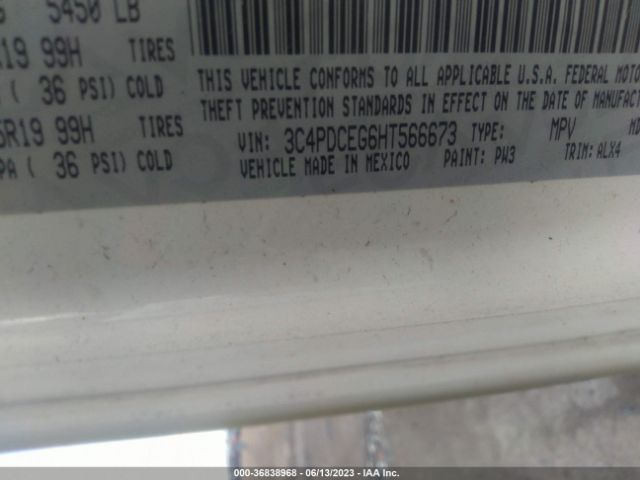 3C4PDCEG6HT566673 Dodge JOURNEY GT