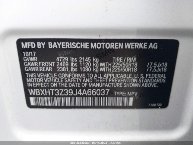 WBXHT3Z39J4A66037 BMW X1 Xdrive28i