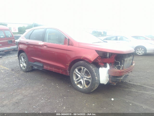 2016 FORD EDGE TITANIUM VIN: 2FMPK4K84GBB44349