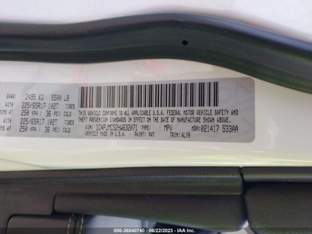 1C4PJMCS2HW632071 Jeep Cherokee Latitude
