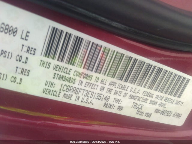 1C6RR6FT3ES135140 RAM 1500 Express