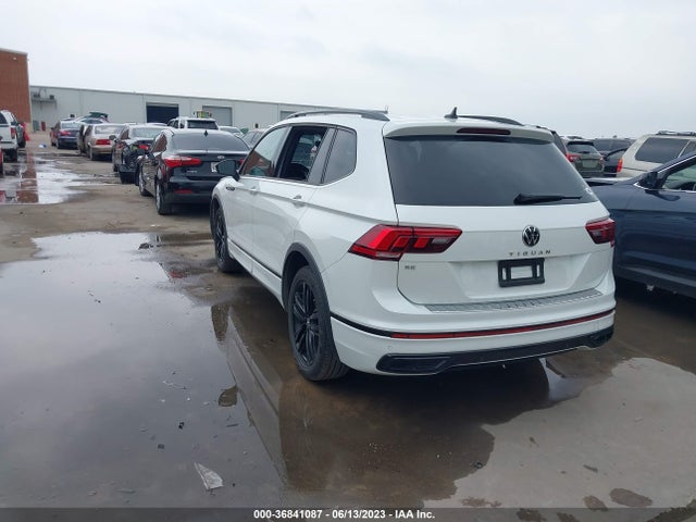 2022 VOLKSWAGEN TIGUAN SE R-LINE BLACK VIN: 3VVCB7AX5NM077870