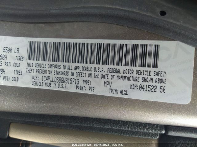 1C4PJLDS8GW319713 Jeep Cherokee Limited
