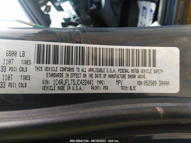 1C4RJFLT5JC422441 Jeep Grand Cherokee Trailhawk