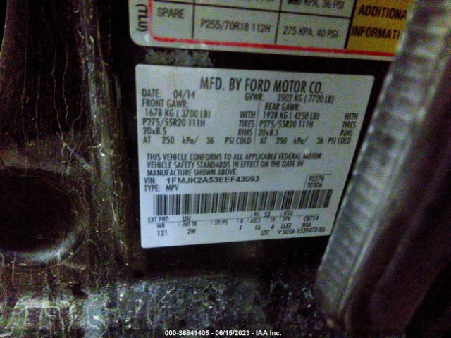 1FMJK2A53EEF43093 Ford Expedition El Limited