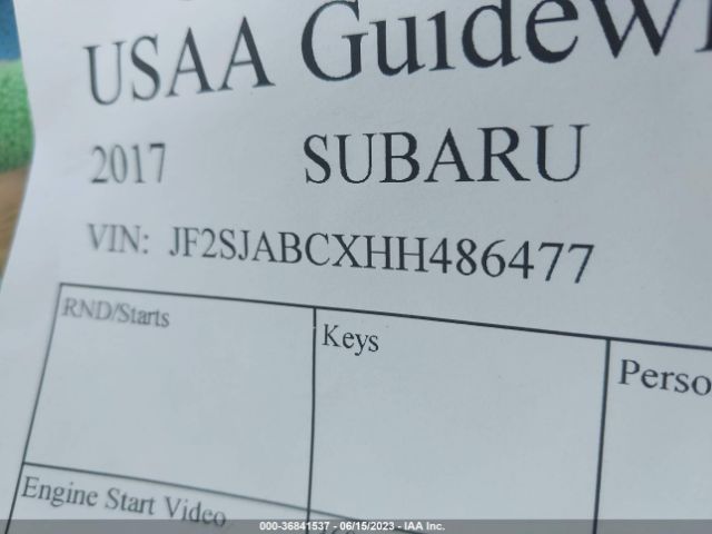 JF2SJABCXHH486477 Subaru Forester