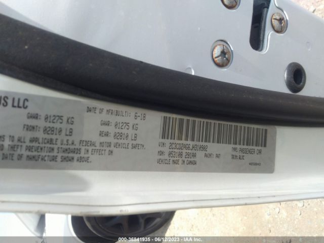 2C3CDZAG6JH310902 Dodge Challenger Sxt Plus