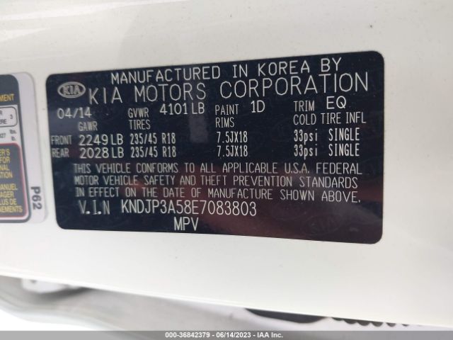 KNDJP3A58E7083803 KIA SOUL +