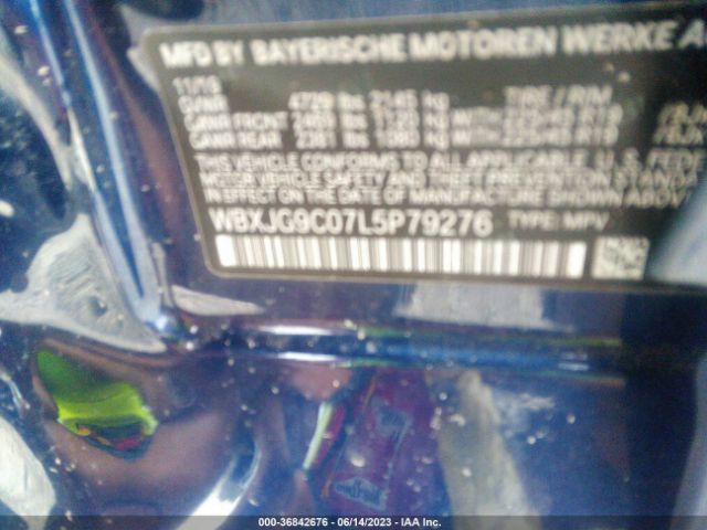 WBXJG9C07L5P79276 BMW X1 Xdrive28i