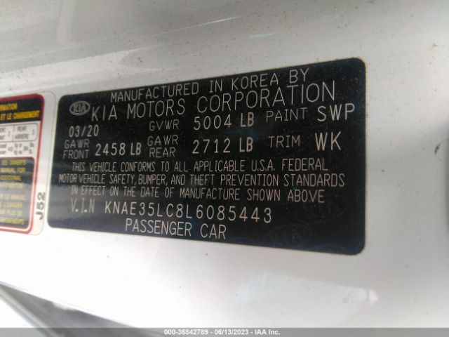 KNAE35LC8L6085443 KIA STINGER GT
