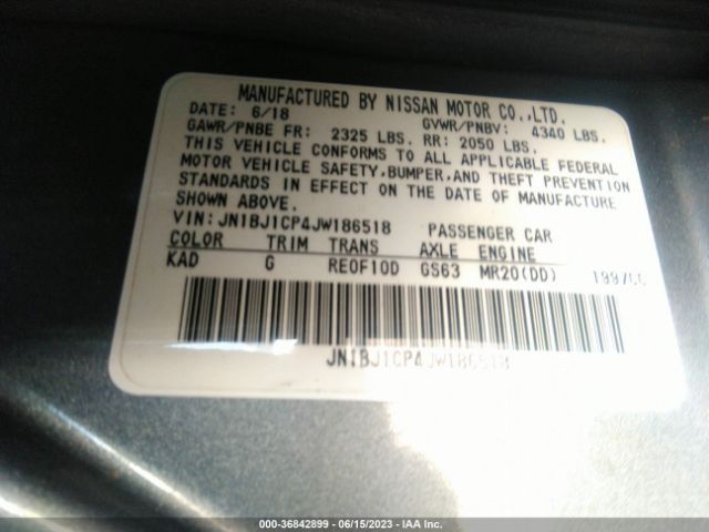 JN1BJ1CP4JW186518 Nissan Rogue Sport Sl