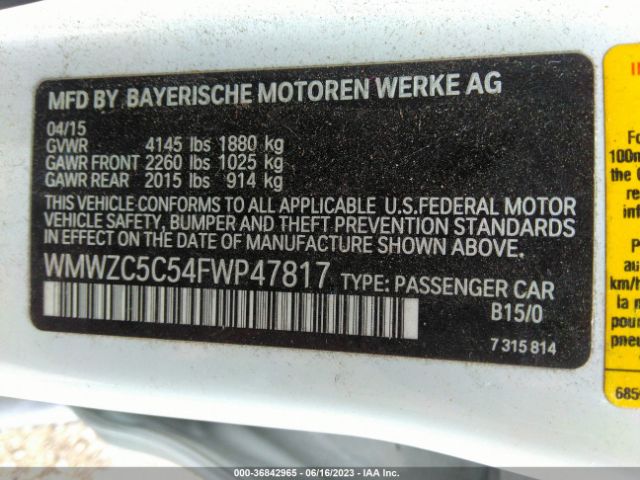 WMWZC5C54FWP47817 Mini Cooper Countryman S