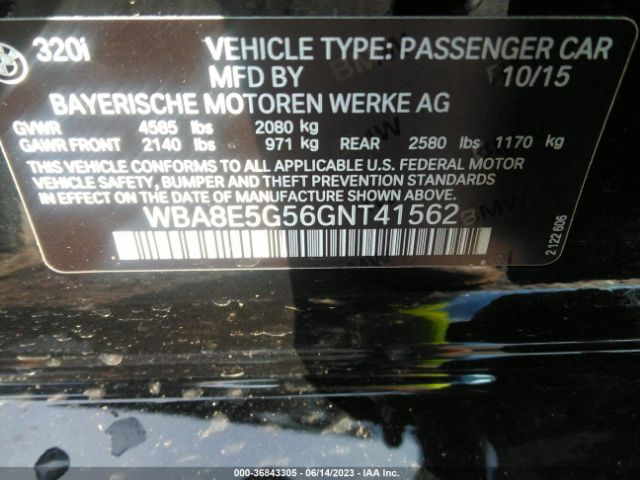 WBA8E5G56GNT41562 BMW 3 Series 320i Xdrive